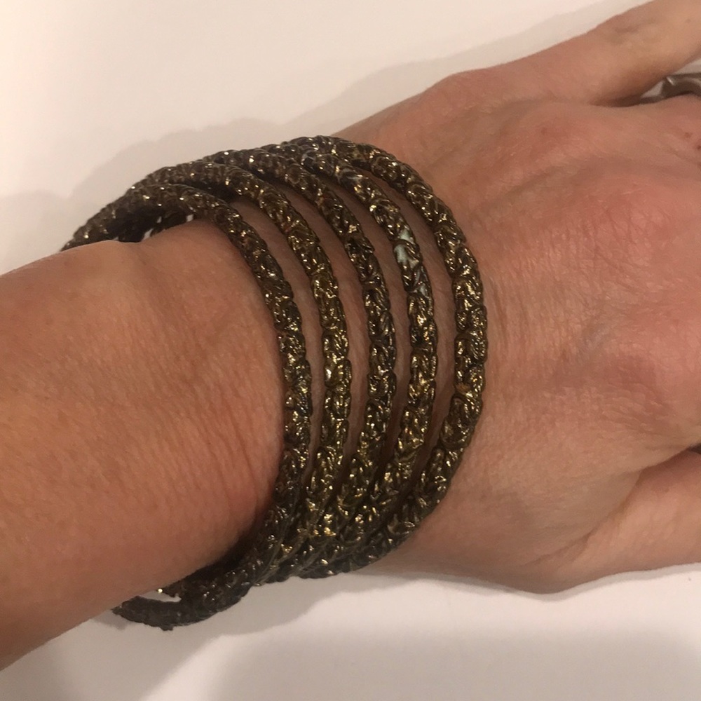 Lucky Brand Stack Is Five Bangles - image 1